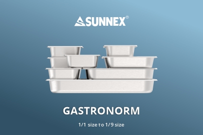 Sunnex Yüksek Kalite Gastronorm tava geliyor