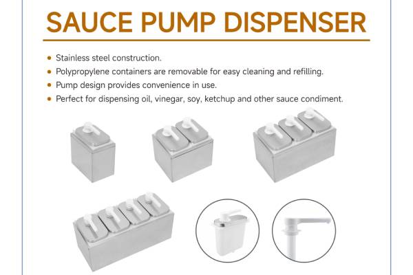 SUNNEX New Item - Sos Pompalı Dispenser