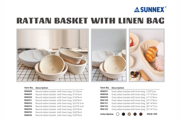 SUNNEX Keten Çantalı Yeni Rattan Sepet