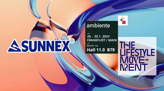 2024 AMBIENTE, FRANKFURT SUNNEX BOOTH'a hoş geldiniz